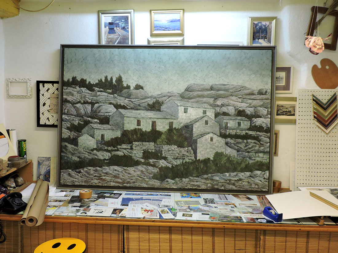 Uokviravanje akrilnih motiva bez stakla